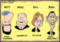 A LOOK AT THE CANDIDATES  by Bob Englehart