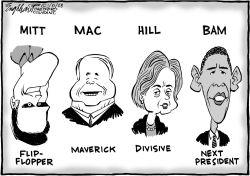 A LOOK AT THE CANDIDATES by Bob Englehart