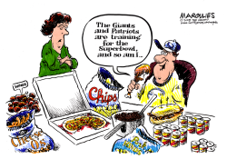 SUPERBOWL MUNCHIES  by Jimmy Margulies