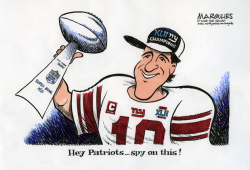 GIANTS WIN SUPER BOWL  by Jimmy Margulies