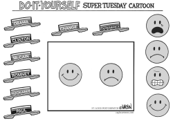 DO-IT-YOURSELF SUPER TUESDAY CARTOON by R.J. Matson