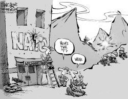 CRUMBLING NATO by Eric Allie