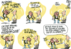 THE BUSH WHO CRIED WOLF  by Pat Bagley
