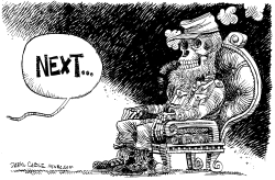 CASTRO RESIGNS by Daryl Cagle