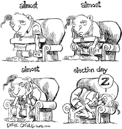 ALMOST ALMOST ELECTION DAY by Daryl Cagle