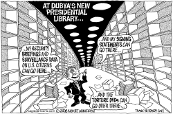 DUBYAS NEW LIBRARY by Monte Wolverton