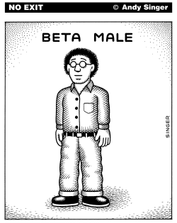 BETA MALE by Andy Singer
