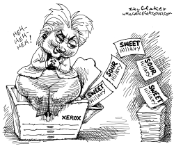 SWEET AND SOUR HILLARY by Sandy Huffaker
