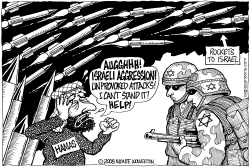 ISRAELI AGGRESSION by Monte Wolverton