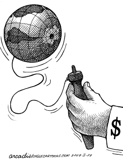 WORLD UNDER ECONOMIC CONTROL by Arcadio Esquivel
