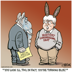 REPUBLICANS LOSE DENNIS HASTERT'S SEAT IN SPECIAL ELECTION- by R.J. Matson