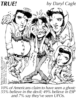 TRUE ELVIS FACTS by Daryl Cagle