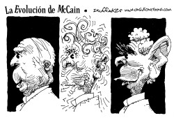 LA EVOLUCION DE MCCAIN by Sandy Huffaker