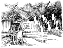 ECONOMIC STORM by Daryl Cagle