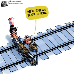 ON TRACK IN IRAQ  by Tab