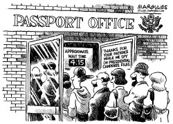 PASSPORT SNOOPING by Jimmy Margulies