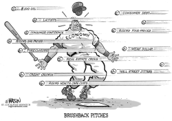 BRUSHBACK PITCHES by R.J. Matson