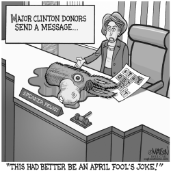 MAJOR CLINTON DONORS SEND A MESSAGE by RJ Matson