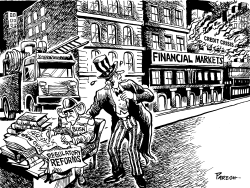 FINANCIAL MARKET FIRE by Paresh Nath