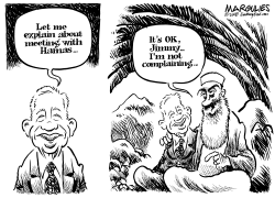 CARTER MEETS HAMAS by Jimmy Margulies