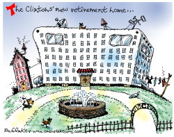 CLINTONS RETIREMENT HOME  by Sandy Huffaker