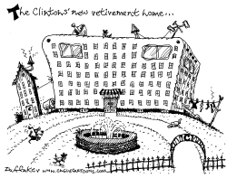 CLINTONS RETIREMENT HOME by Sandy Huffaker