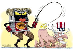DOMINATING GAS PRICES  by Daryl Cagle
