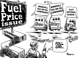 FUEL PRICE AS POLL ISSUE by Paresh Nath
