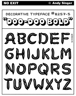 DOO-DOO BOLD FONT by Andy Singer