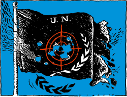 United Nations Attack  by Osmani Simanca