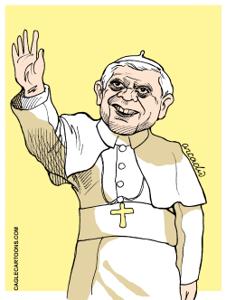 POPE BENEDICT IN THE USA   by Arcadio Esquivel