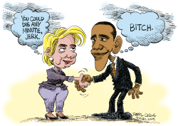 HILLARY AND OBAMA MAY BE DEAD  by Daryl Cagle