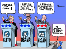 AMERICAN CANDIDATES REFUSE by Paresh Nath