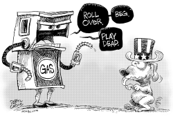 GAS PRICES DOGGIE by Daryl Cagle
