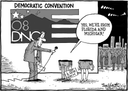 DEMOCRATIC NATIONAL CONVENTION by Bob Englehart