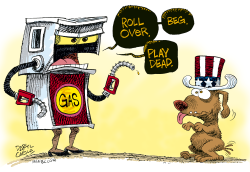 GAS PRICES DOGGIE  by Daryl Cagle