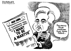 MARTYRDOM FOR HILLARY by Jimmy Margulies
