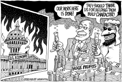 BURNED BY BIG OIL by Monte Wolverton