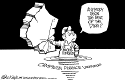 CAMPAIGN FINANCE LOOPHOLE by Mike Keefe