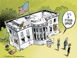 WHO WANTS THE WHITE HOUSE? by Patrick Chappatte