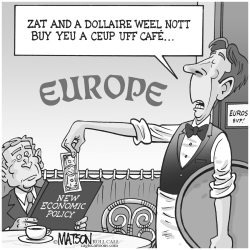 WEAK DOLLAR IN EUROPE by R.J. Matson