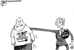 MCCAIN WITH STUPID by Pat Bagley