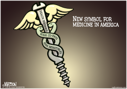 NEW SYMBOL FOR MEDICINE IN AMERICA- by R.J. Matson