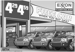 FREE CAR WHEN YOU BUY GAS by R.J. Matson