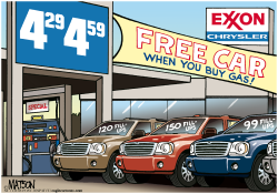 FREE CAR WHEN YOU BUY GAS by R.J. Matson