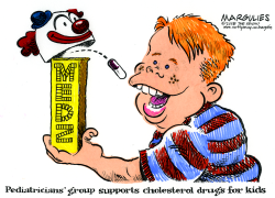 CHOLESTEROL DRUGS FOR KIDS  by Jimmy Margulies