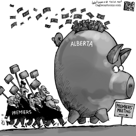 CANADA ALBERTA PIGGY BANK by Tab