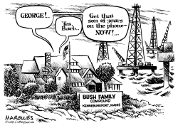 BUSHS OFFSHORE DRILLING by Jimmy Margulies