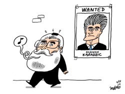 KARADZIV WANTED BY THE ICC by Stephane Peray