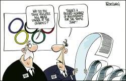 VIAGRA AT THE OLYMPICS by Peter Broelman